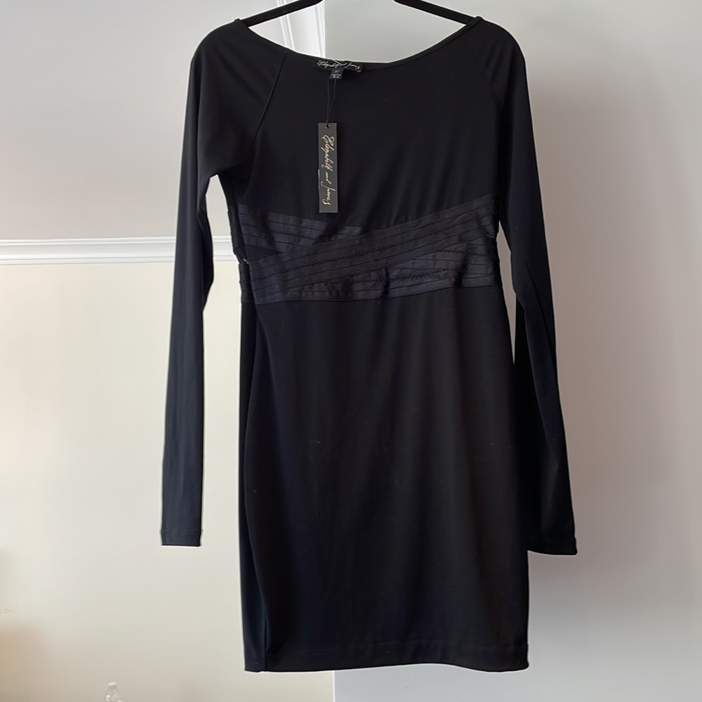 Elizabeth & James Black Dress medium nwt